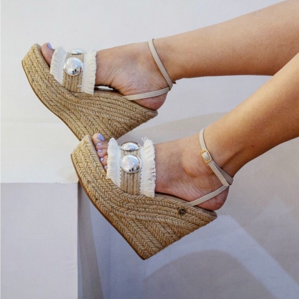 Wedge Espadrilles with Modern Straps